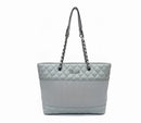 Royal Striped Tote Bag
